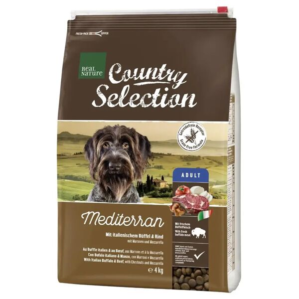 real nature country selection cane adult mediterranean 4kg