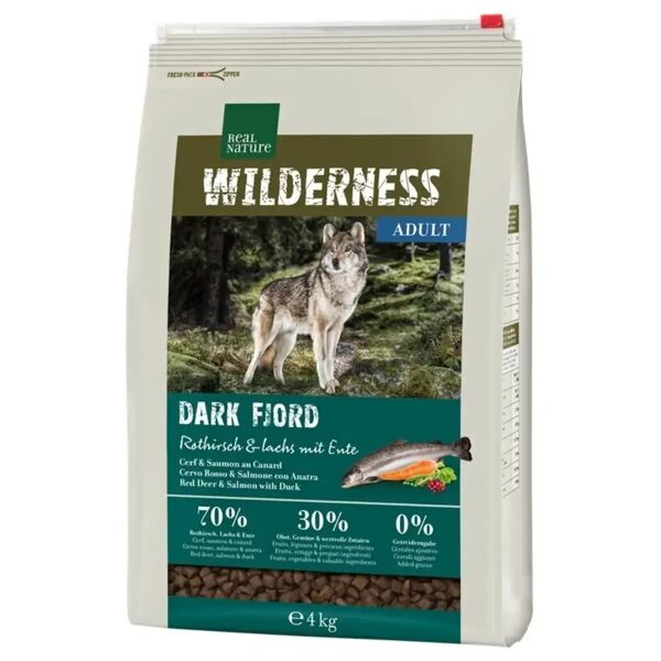 real nature wilderness cane adult dark fjord 4kg