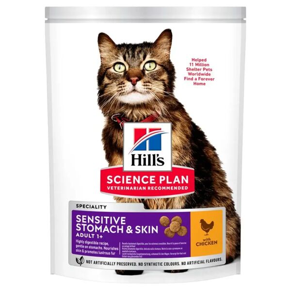 hills hill's science plan adult cat sensitive stomach pollo 300g