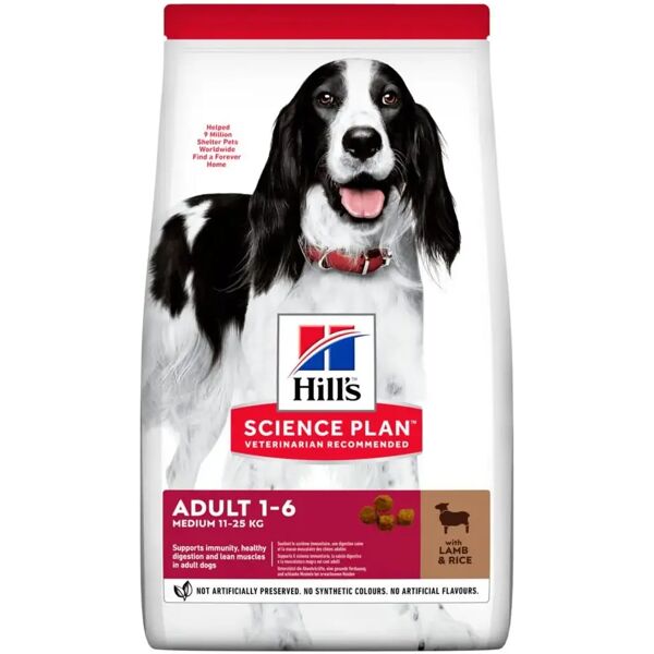 hills science plan cane adult medium agnello 2.5kg