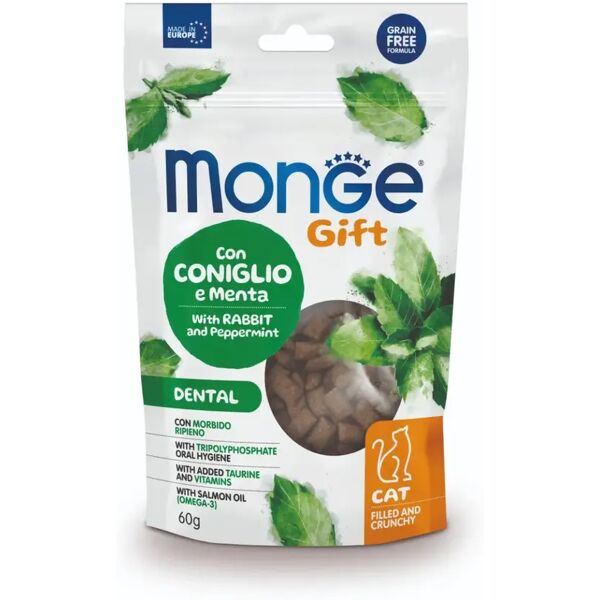 monge gift per gatti con coniglio e menta 60gr