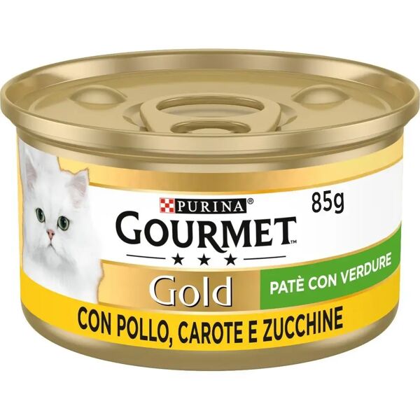gourmet gold patè cat lattina multipack 24x85g pollo e carote