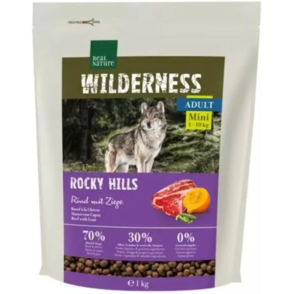 real nature wilderness rocky hill mini adult 1kg