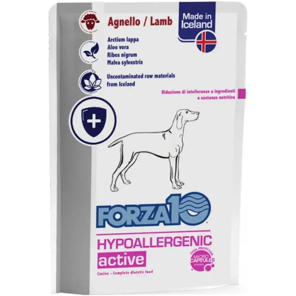 forza10 dog hypoallergenic active agnello