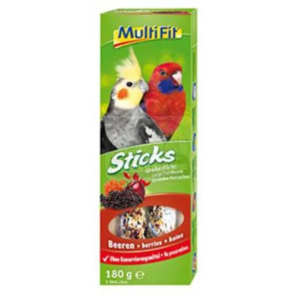 multifit sticks per parrocchetti ai frutti di bosco frutti di bosco