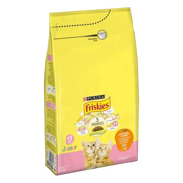 friskies crocchette gatto junior pollo e carote 1.5kg