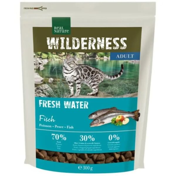 real nature wilderness cat adult fresh water 300g