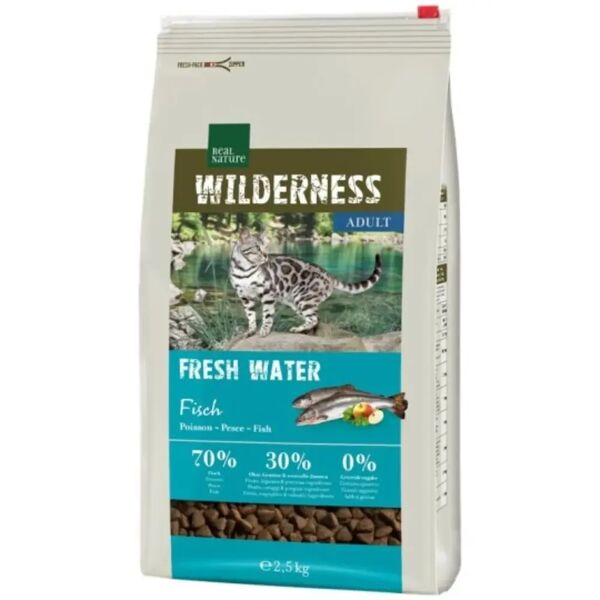 real nature wilderness cat adult fresh water 2.5kg