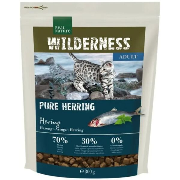 real nature wilderness cat adult pure aringa 300g