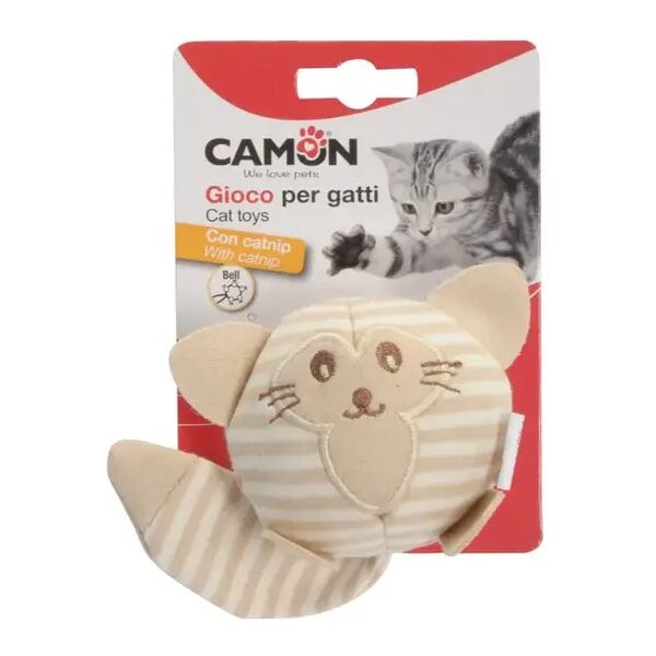 camon gioco per gatti soggetti assortiti con catnip e campanelli cm.7