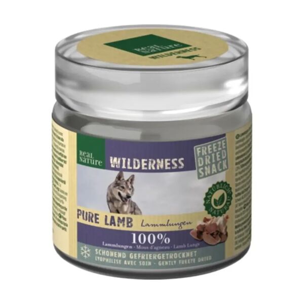 real nature wilderness snack dog freeze dried 40g agnello