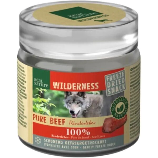 real nature wilderness snack dog freeze dried 50g manzo