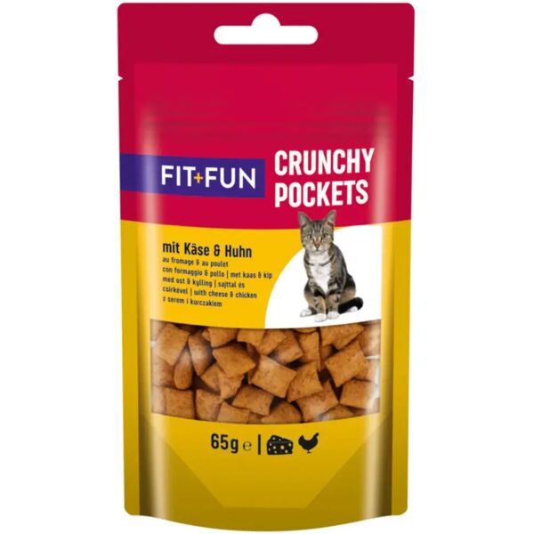 fit and fun crunchy pocket 65g formaggio/pollo