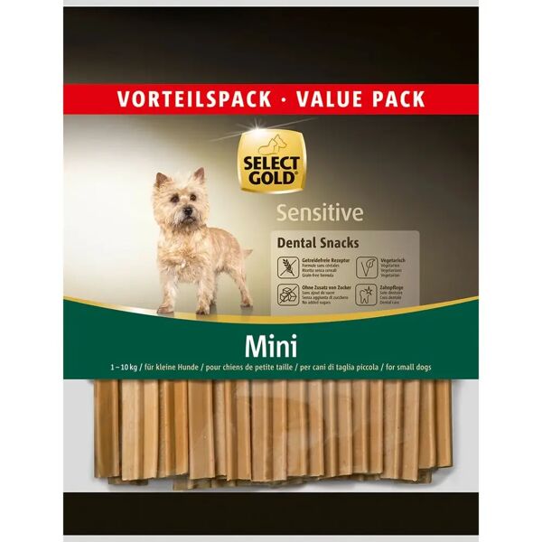 select gold sensitive dental snack dog mini 14gx21