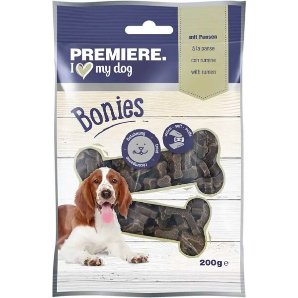 premiere bonies snack dog adult 200g rumine