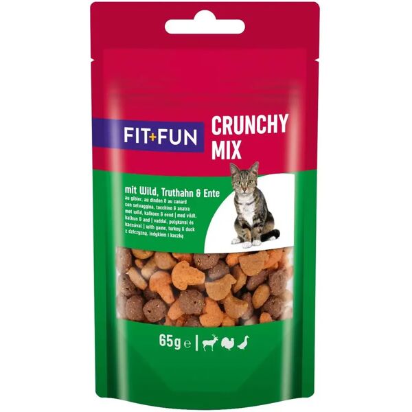 fit and fun crunchy mix 65g tacchino/anatra/cervo