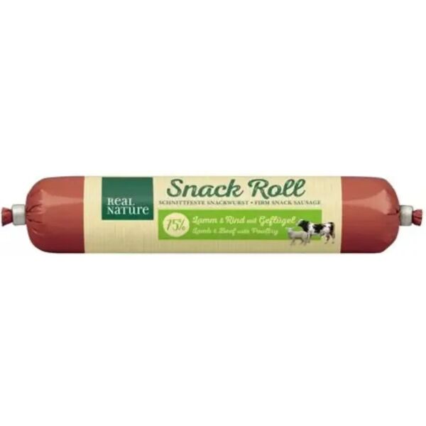 real nature wilderness snack dog roll 80g agnello/manzo/pollo