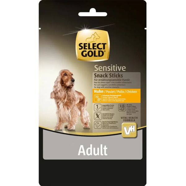 select gold sensitive snack dog stick 85g pollo