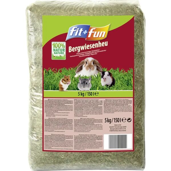 fit and fun fit+fun fieno montagna per roditori 5kg