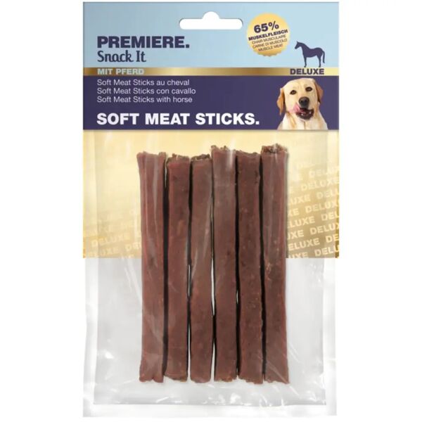 premiere snack dog snack it soft meat 100g cavallo