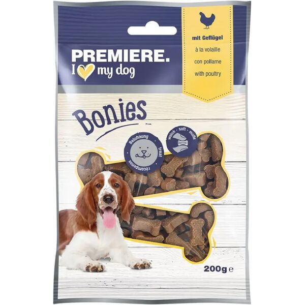 premiere bonies snack dog adult 200g pollame