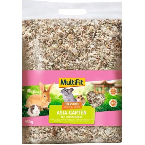 multifit lettiera per roditori asia garden 950g