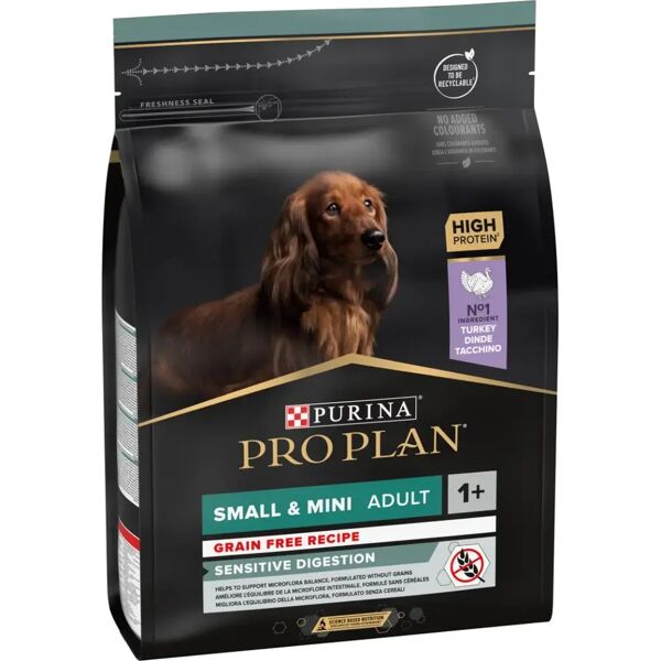 purina pro plan sensitive digestion small e mini adult grain free 2.5kg