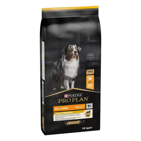 purina pro plan light sterilised all size adult 14kg