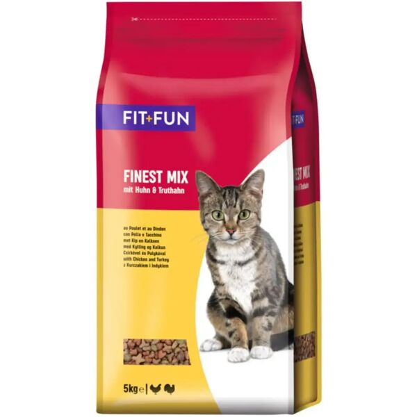 fit and fun cat finest mix pollo e tacchino 5kg