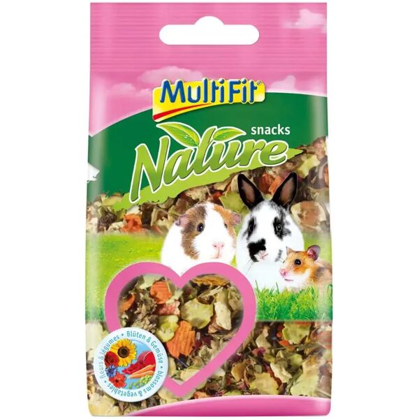 multifit snack per roditori con fiori e verdure 100g