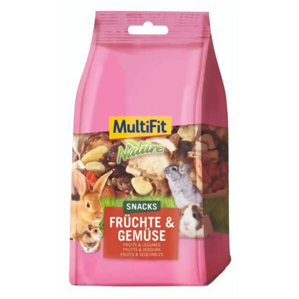 multifit snack per roditori con frutta e verdura 100g