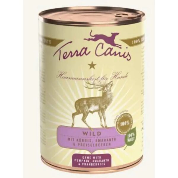 terra canis dog lattina 400g selvaggina