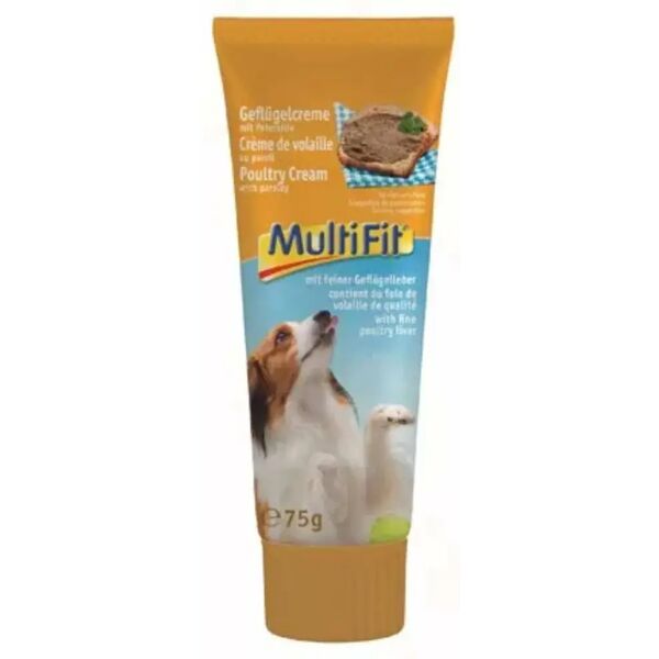 multifit snack dog crema 75g fegato di pollo/prezzemolo