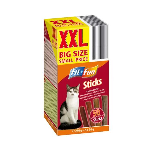 fit and fun cat sticks 5x50g xxl