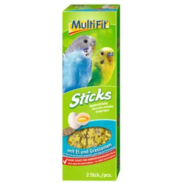 multifit sticks per pappagalli 2x30g uova