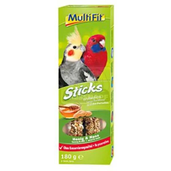 multifit sticks per parrocchetti al miele 90gx2