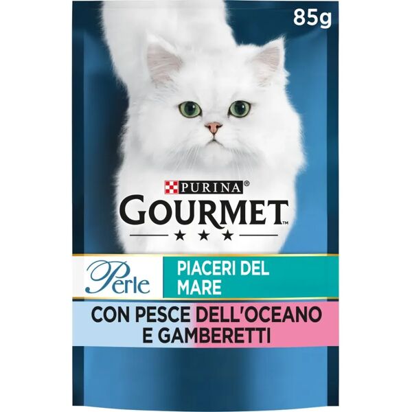 gourmet perle piaceri del mare cat busta multipack 26x85g pesce dell'oceano e gamberetti