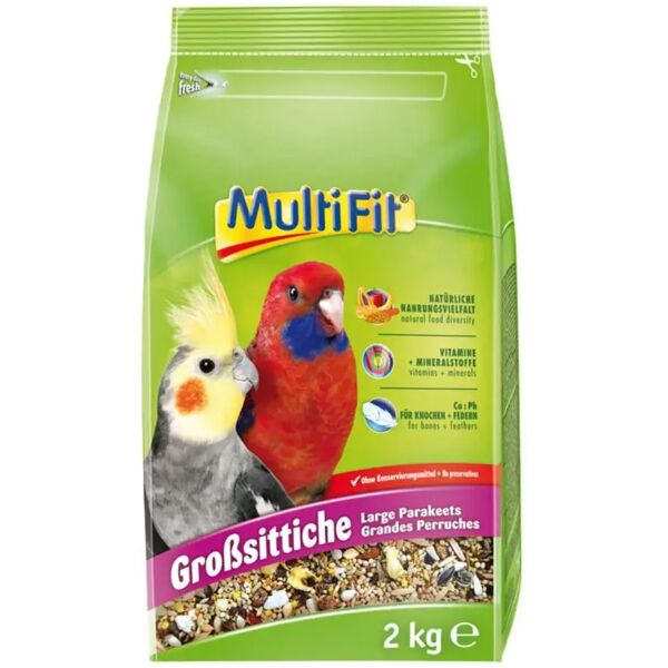 multifit mangime per pappagalli grandi 2kg