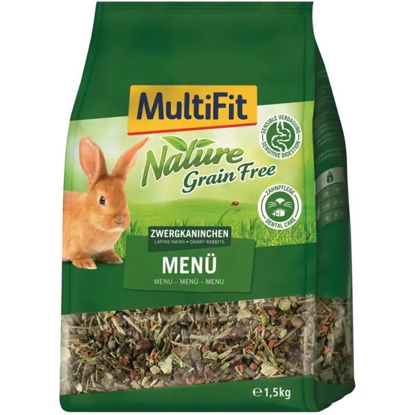 multifit mangime per conigli nani senza grano 1.5kg