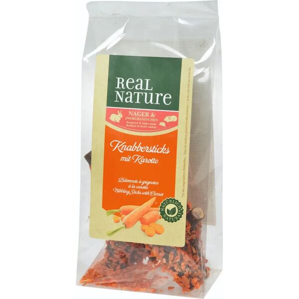 real nature snack roditori sticks 75g carote