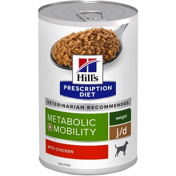 hills hill's prescription diet metabolic + mobility alimento per cani 370g