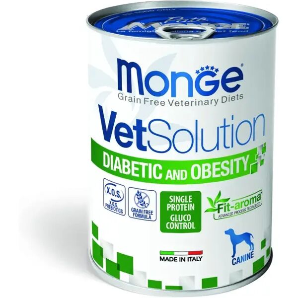 monge vet solution diabetic obesity dog 400g