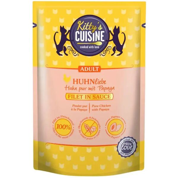 kittys cuisine kitty's cuisine cat busta multipack 12x70g pollo