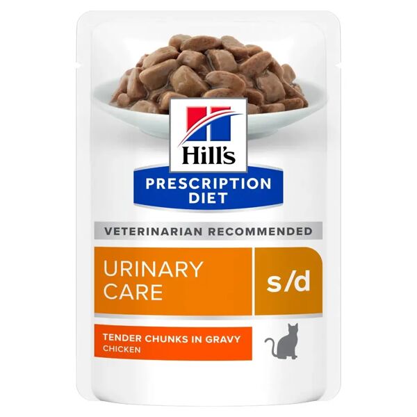hills hill's prescription diet s/d cat food chicken pollo