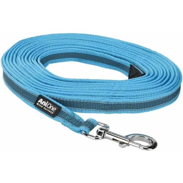 anione guinzaglio perfect grip azzurro 15m