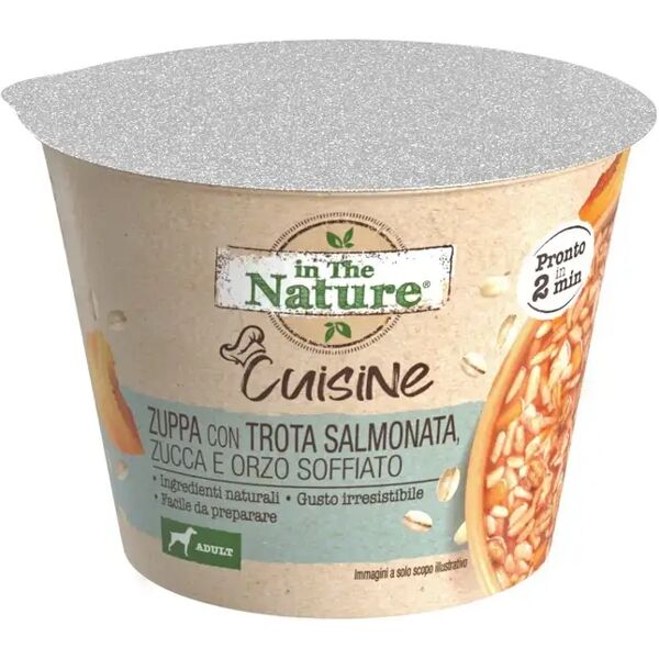 in the nature dog vaschette cuisine 25g riso e trota salmonata