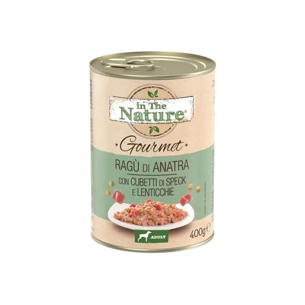 in the nature gourmet dog lattina 400g anatra con speck e lenticchie