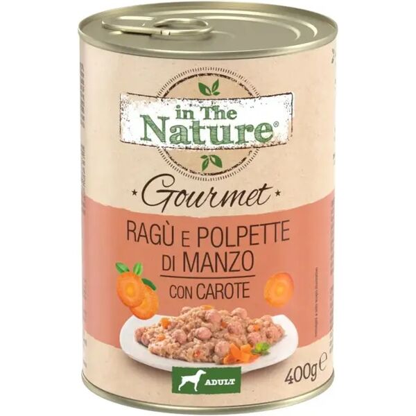 in the nature gourmet dog lattina 400g manzo con carote