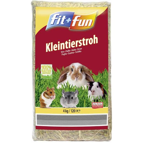 fit and fun lettiera in paglia naturale 4kg