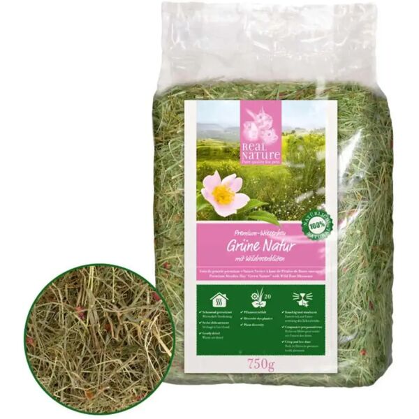 real nature fieno green nature rosa 750g